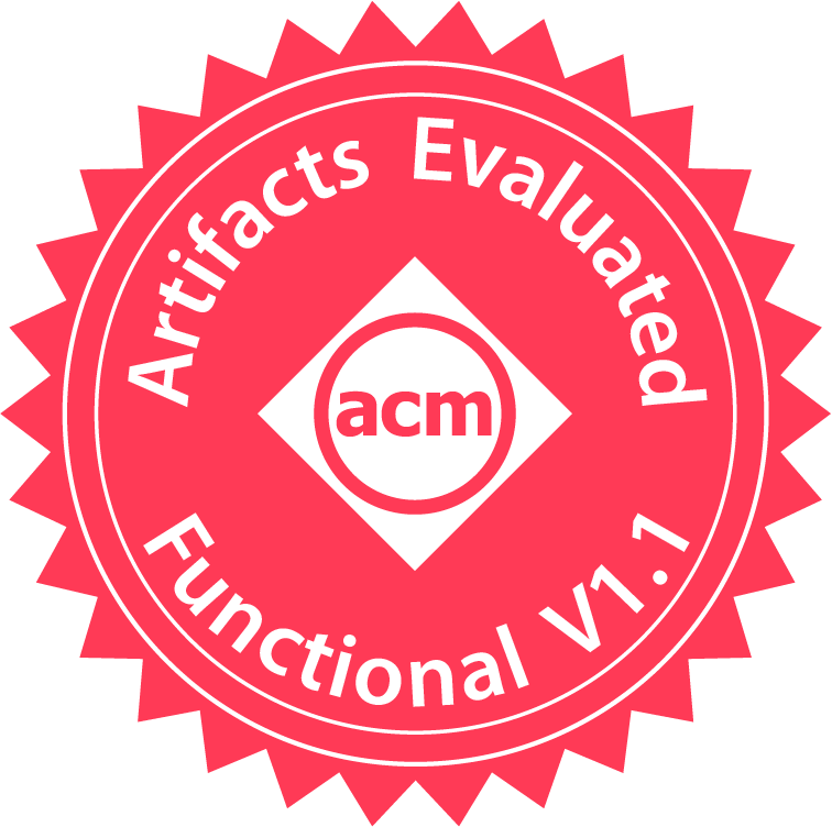 ACM Artifacts Evaluated — Functional, version 1.1 badge